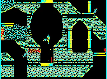 Exile (198x)(Superior Software-Acornsoft) screen shot game playing
